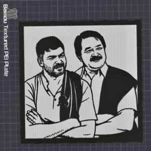 Custom 3D Printed Photo Portrait Frame B/W
